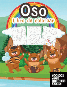 Oso Libro de Colorear para Niños