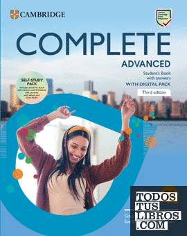 Complete Advanced Third edition. Self-Study Pack