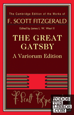 The Great Gatsby - Variorum edition