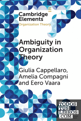 Ambiguity in Organization Theory