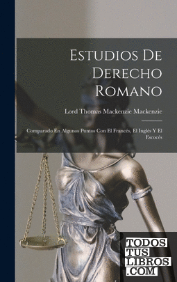 Estudios De Derecho Romano