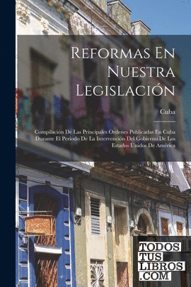 Reformas En Nuestra Legislación