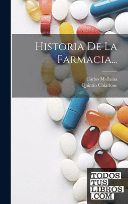 Historia De La Farmacia...