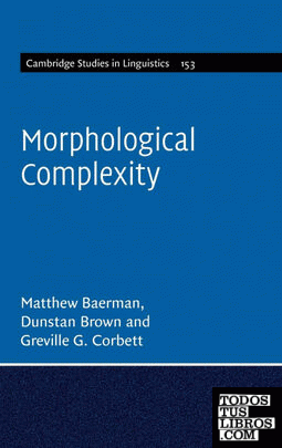 Morphological Complexity