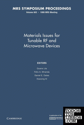 Materials Issues for Tunable RF and Microwave Devices