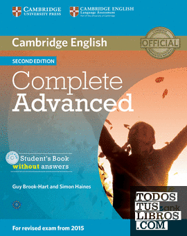 Complete Advanced Student's Book without Answers with CD-ROM with Testbank 2nd Edition