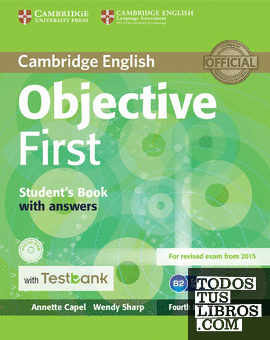 Objective First Student's Book with Answers with CD-ROM with Testbank 4th Edition