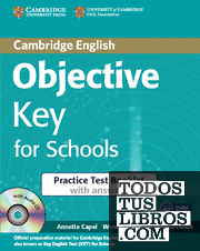 Objective Key for Schools Practice Test Booklet with Answers with Audio CD 2nd Edition