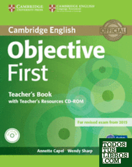 Objective First Teacher's Book with Teacher's Resources CD-ROM 4th Edition