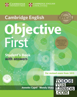 Objective First Student's Book Pack (Student's Book with Answers with CD-ROM and Class Audio CDs(2)) 4th Edition