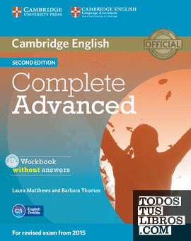 Complete Advanced Workbook without Answers with Audio CD 2nd Edition