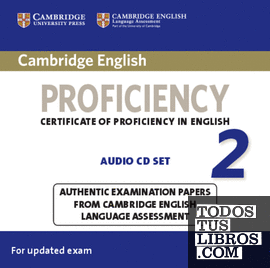 Cambridge English Proficiency 2 Audio CDs (2)