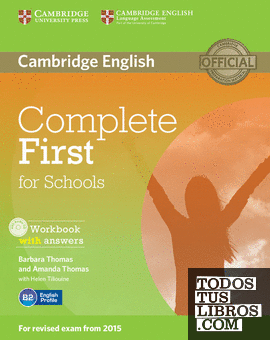 Complete First for Schools Workbook with Answers with Audio CD