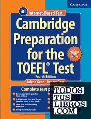 Cambridge Preparation for the TOEFL Test Book with Online Practice Tests and Audio CDs (8) Pack 4th Edition