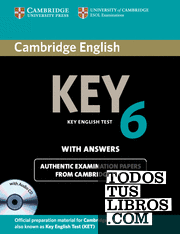 Cambridge English Key 6 Self-study Pack (Student's Book with Answers and Audio CD)
