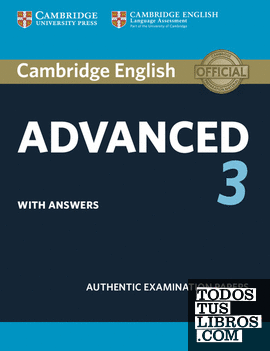 Cambridge English Advanced 3. Student's Book with answers