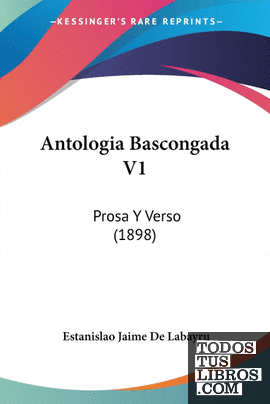 Antologia Bascongada V1