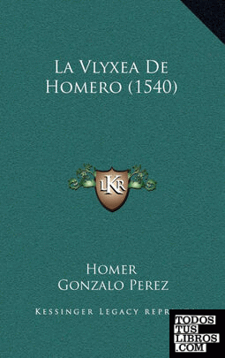 La Vlyxea de Homero (1540)