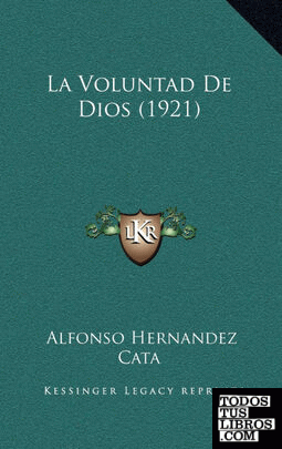 La Voluntad De Dios (1921)