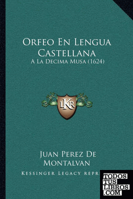 Orfeo En Lengua Castellana