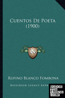 Cuentos De Poeta (1900)