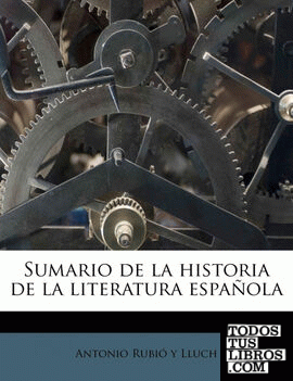 Sumario de la historia de la literatura española