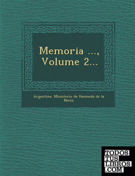 Memoria ..., Volume 2...