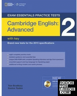 Exam Essentials: Cambridge Advanced Practice Tests 2 W/Key + DVD-ROM
