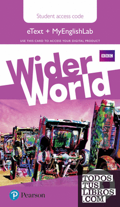 WIDER WORLD 3 MYENGLISHLAB & EBOOK STUDENTS' ACCESS CARD
