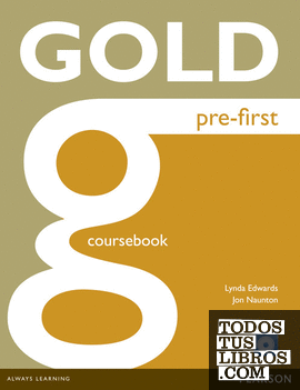 GOLD PRE-FIRST COURSEBOOK AND CD-ROM PACK
