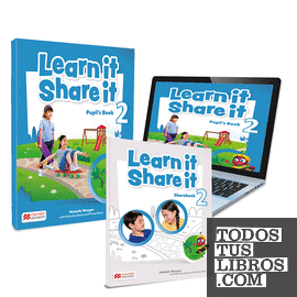 Learn it Share it 2 Pupil's Book: Sharebook & libro de texto impreso con acceso a la versión digital