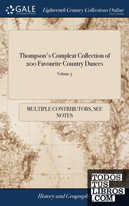 Thompsons Compleat Collection of 200 Favourite Country Dances