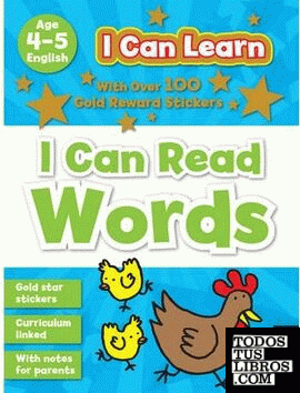 I Can Read Words, age 4-5