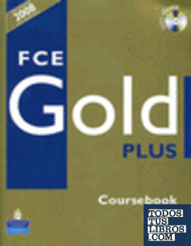 FCE New First Certificate Gold Plus course book with test and cd-rom