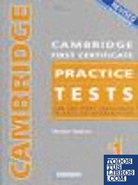 CAMBRIDGE FIRTS CERTIFICATE PRACTICE TEST 1 STUDENTS BOOK +CD