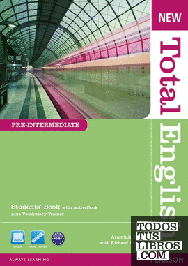 NEW TOTAL ENGLISH PRE-INTERMEDIATE STUDENTS' BOOK WITH ACTIVE BOOK PACK