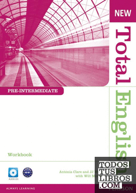 NEW TOTAL ENGLISH PRE-INTERMEDIATE WORKBOOK WITHOUT KEY AND AUDIO CD PAC