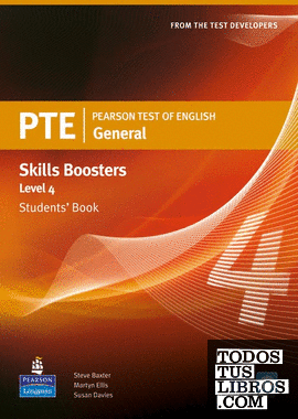 PEARSON TEST OF ENGLISH GENERAL SKILLS BOOSTER 4 STUDENTS' BOOK AND CD P