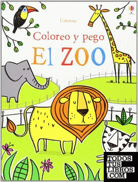 El zoo  coloreo y pego