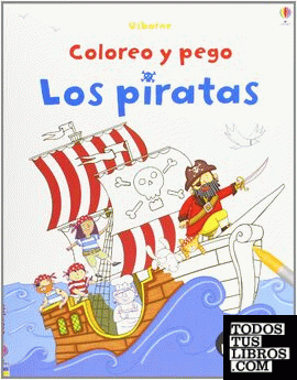 Los piratas coloreo y pego