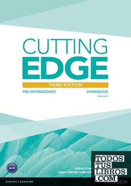 CUTTING EDGE 3RD EDITION PRE-INTERMEDIATE WORKBOOK WITH KEY
