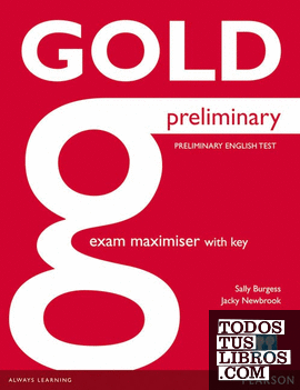 GOLD PRELIMINARY MAXIMISER WITH KEY