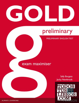 GOLD PRELIMINARY MAXIMISER WITHOUT KEY
