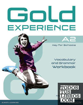 GOLD EXPERIENCE A2 WORKBOOK WITHOUT KEY