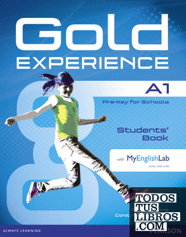 GOLD EXPERIENCE A1 STUDENTS' BOOK WITH DVD-ROM AND MYLAB PACK