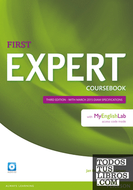 EXPERT FIRST 3RD EDITION COURSEBOOK WITH AUDIO CD AND MYENGLISHLAB PACK