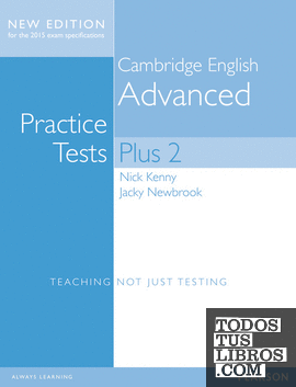 CAMBRIDGE ADVANCED VOLUME 2 PRACTICE TESTS PLUS NEW EDITION STUDENTS' BO