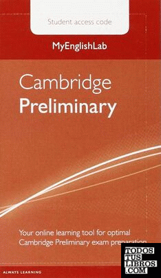 CAMBRIDGE PRELIM MYLAB ACCESS CARD
