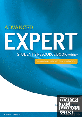 EXPERT ADVANCED 3RD EDITION STUDENT'S RESOURCE BOOK WITH KEY