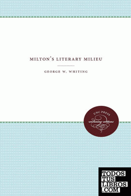 Milton's Literary Milieu